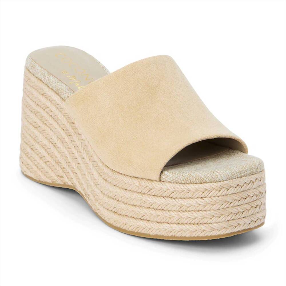 NEW COCONUTS BY MATISSE women's sorrento wedge sandal in natural